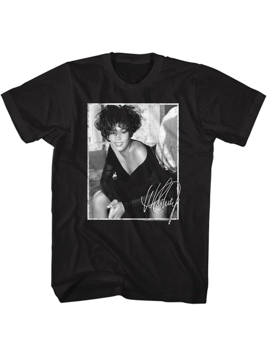 Whitney Houston Vintage Black T-Shirt