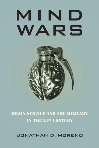 Book cover of 'Mind Wars' with a grenade on a light blue background