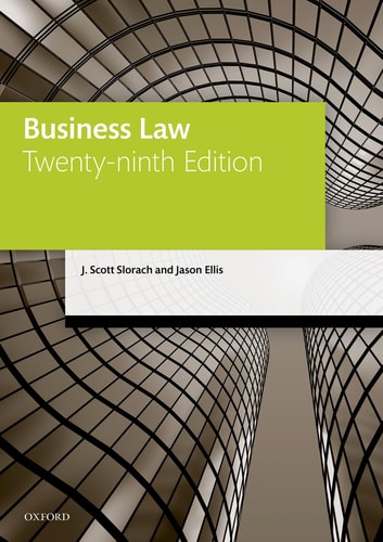 Business Law: Legal Practice Course Manuals | J. Scott Slorach & Jason Ellis
