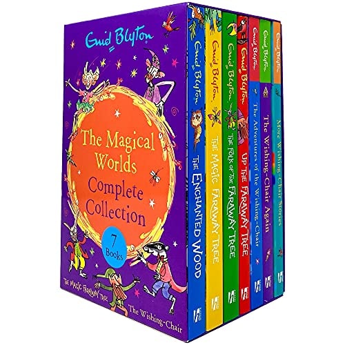 Enid Blyton: The Magical Worlds Complete Collection 7 Books Box Set (Magic Faraway Tree, Enchanted Wood, Folk of the Faraway Tree, Adventures of the Wishing-Chair & MORE!) by Enid Blyton