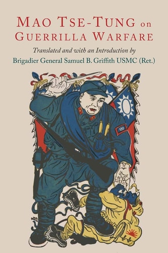 Book cover of 'Mao Tse-Tung on Guerrilla Warfare' with a soldier illustration and text.