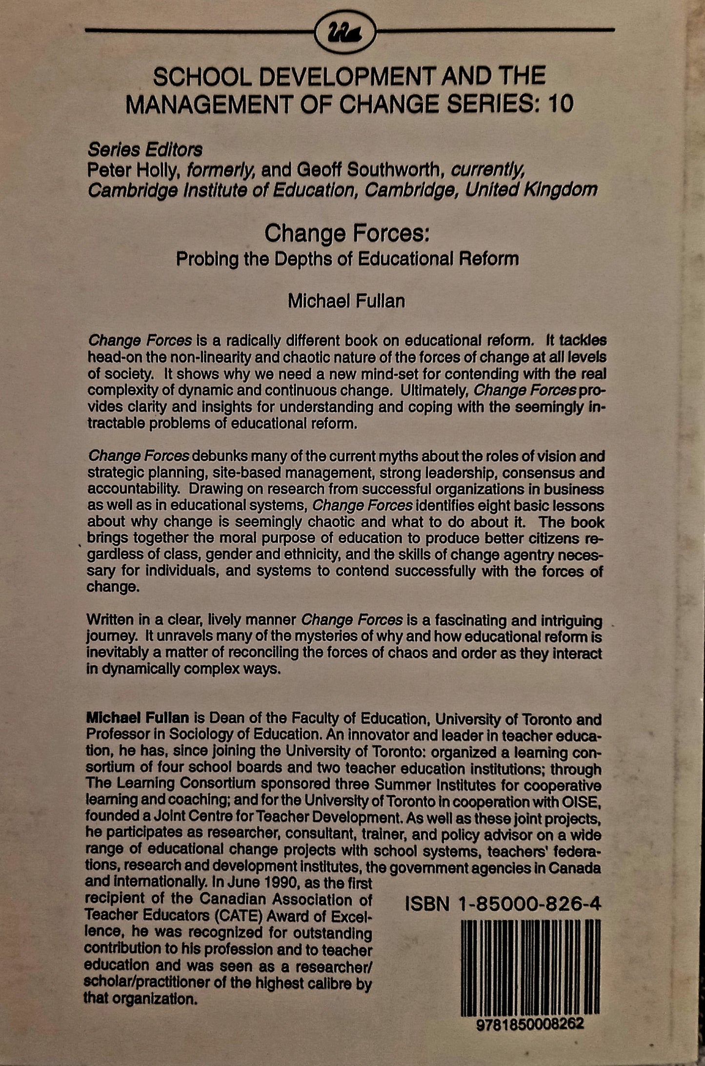 Change Forces by Michael Fullan