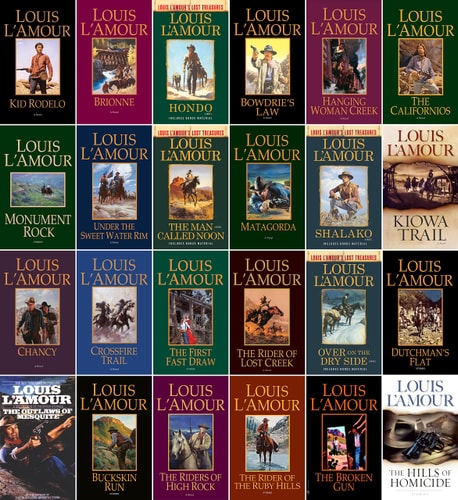 Louis L’Amour Western Novel Collection 24 Book Set | Louis L'Amour
