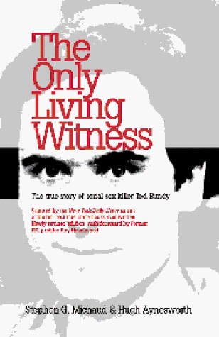 Book cover of 'The Only Living Witness' with a black and white portrait and red text.