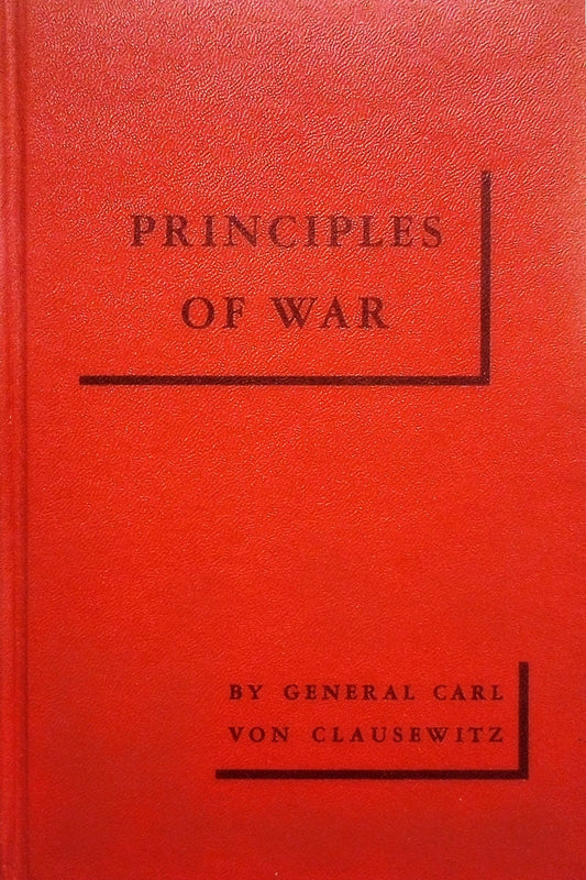 Front cover of 1952 book 'Principles of War' by General Carl von Clausewitz.