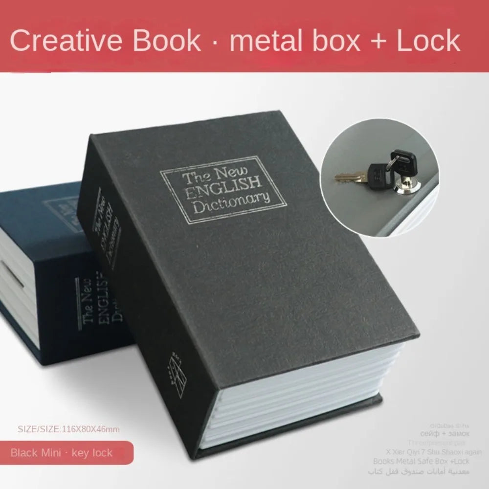 "Hide-in-Plain-Sight" STASH-SPOT BOOKSAFE™ Dictionary Decoy | Key Lock