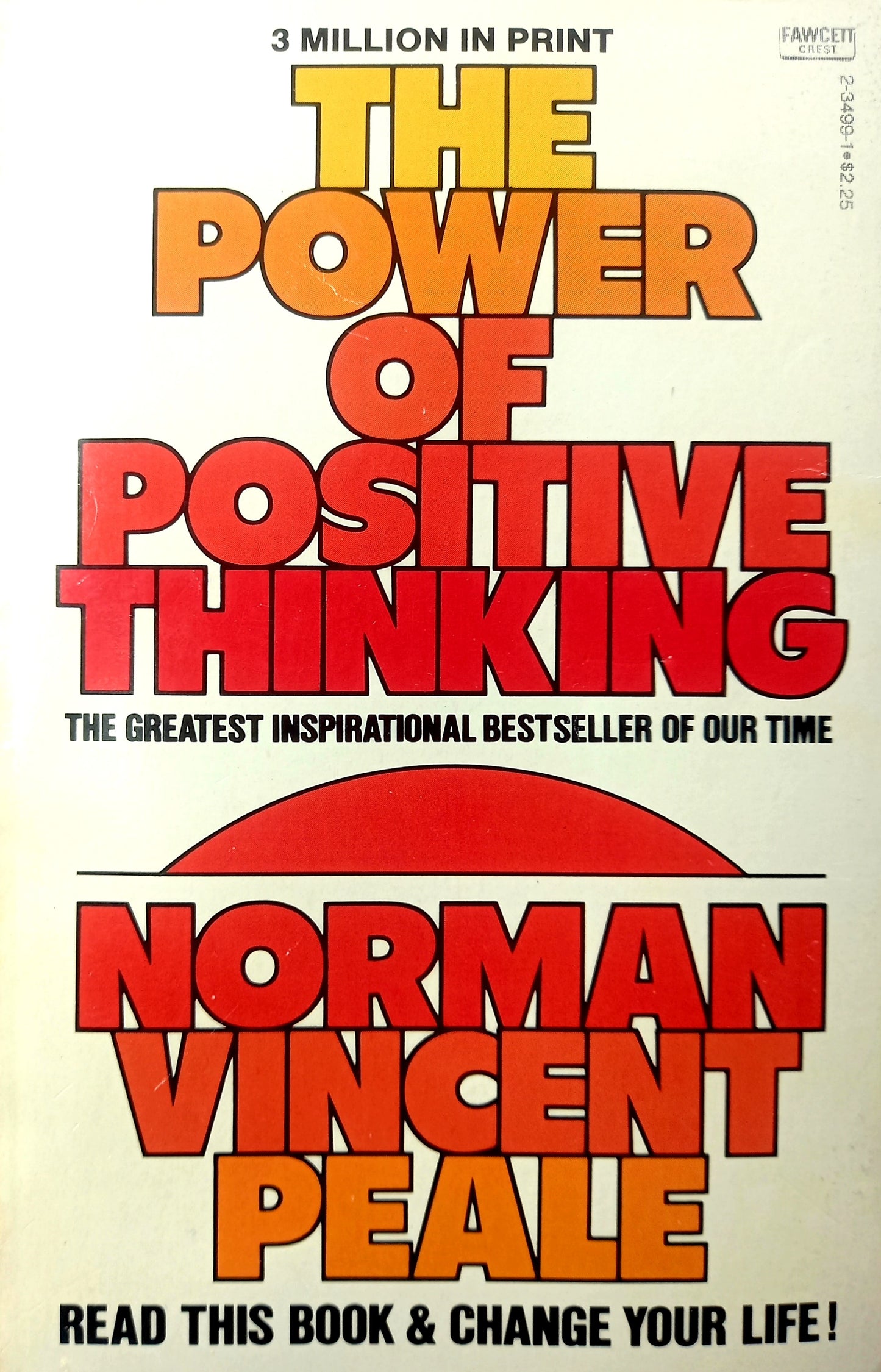 Front cover of The Power of Positive Thinking by Norman Vincent Peale