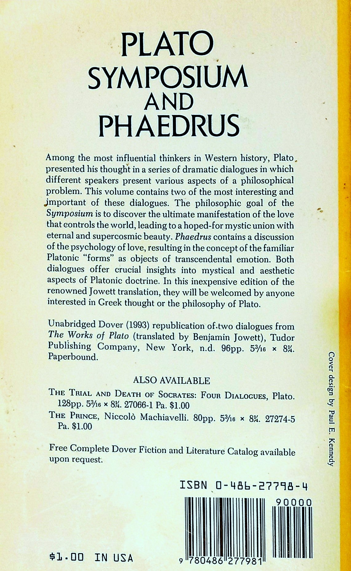 Symposium and Phaedrus