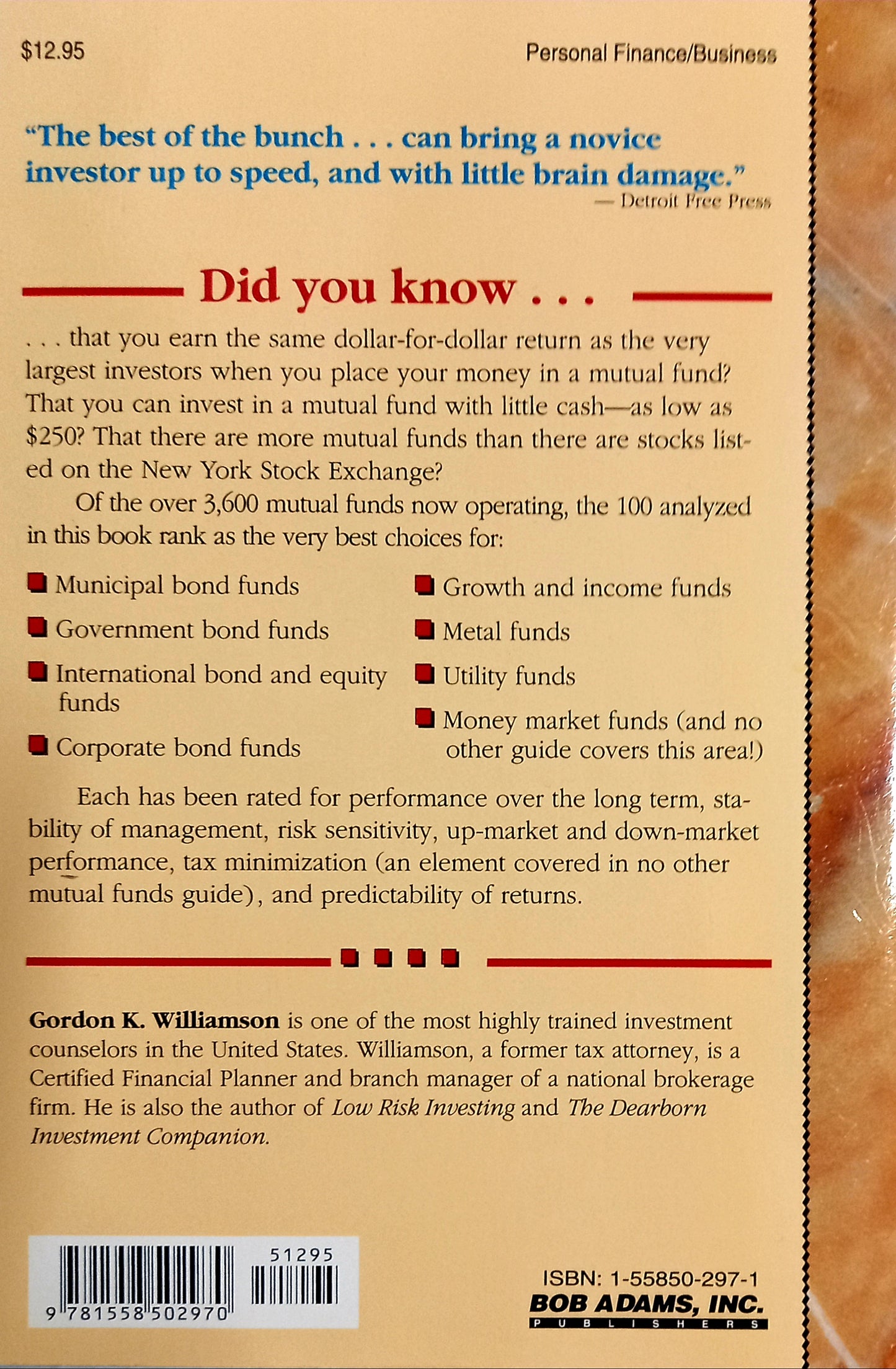 The One Hundred Best Mutual Funds You Can Buy (1994)