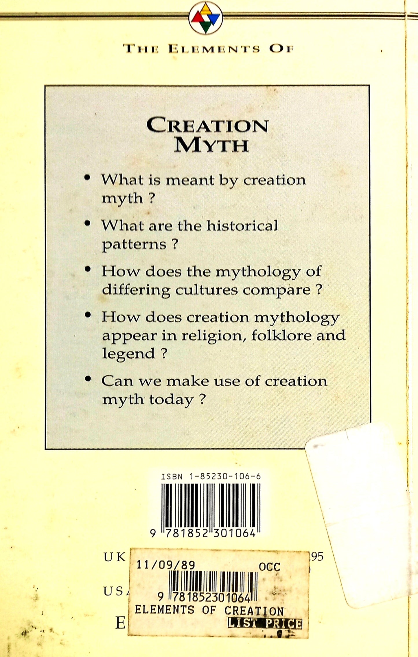 The Elements of Creation Myth