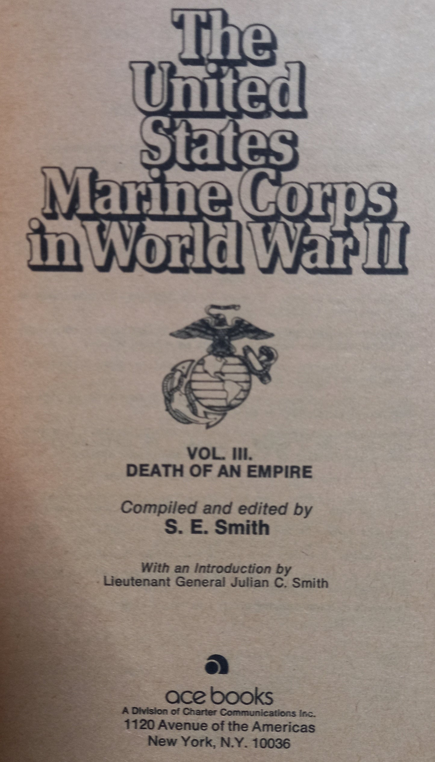 The United States Marine Corps in World War II