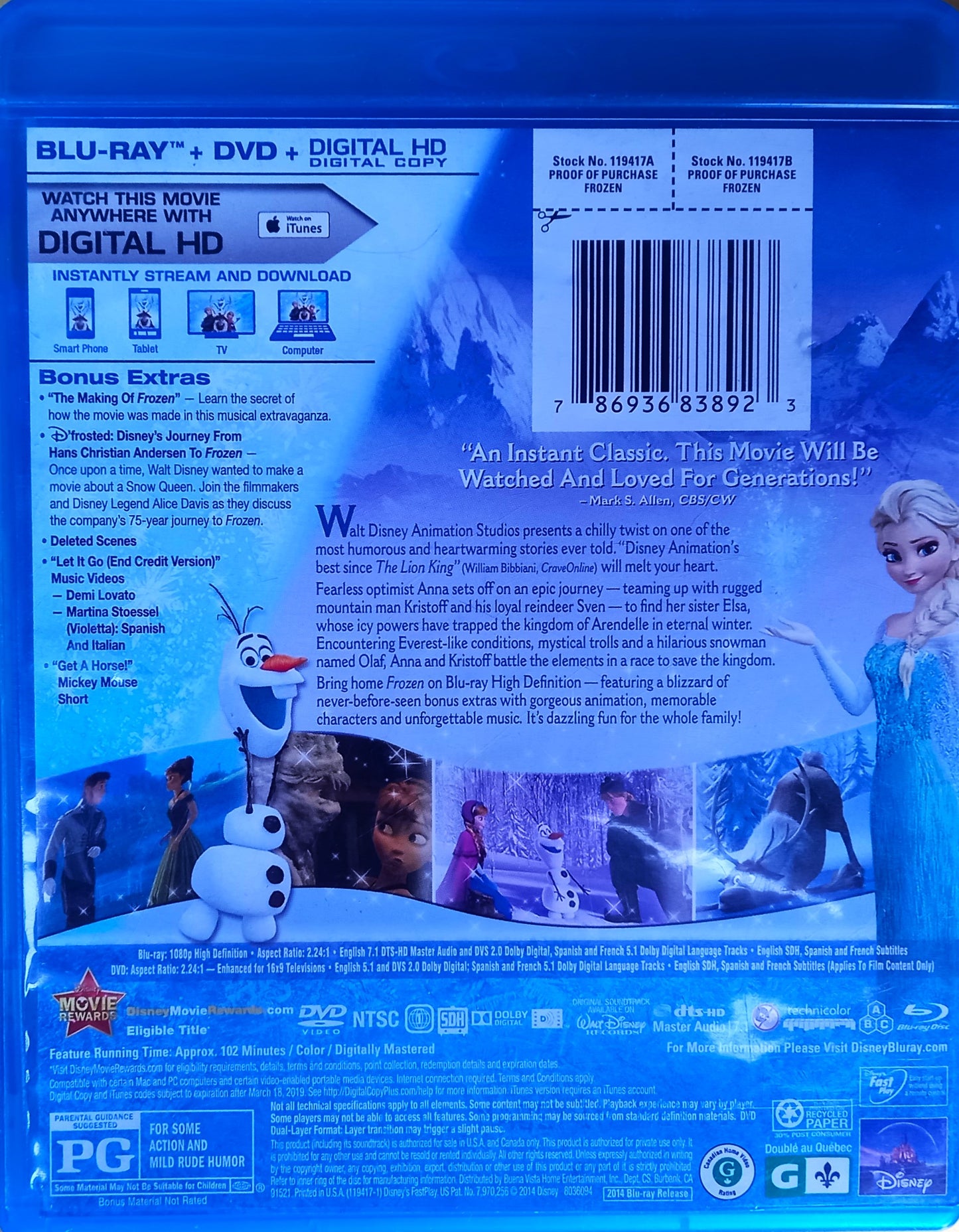 Frozen (Collector's Edition)