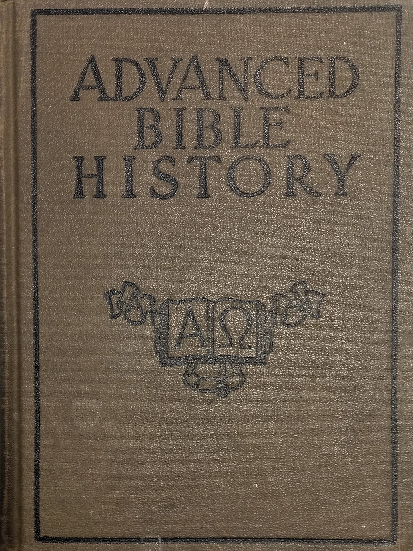 Advanced Bible History