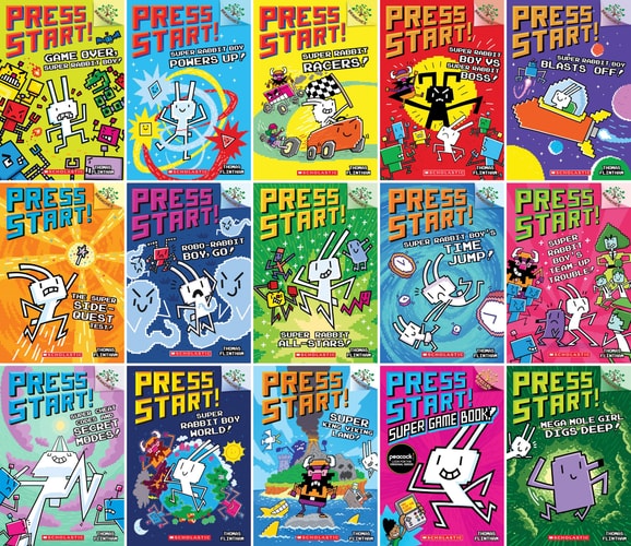 Press Start! Complete Book Series Set: Books 1-15 by Thomas Flintham