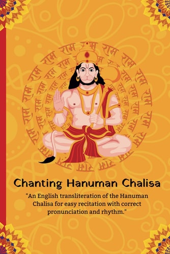 Chanting Hanuman Chalisa: An English Transliteration of the Hanuman Chalisa for Easy Recitation With Correct Pronunciation and Rhythm | Aarav Rishi