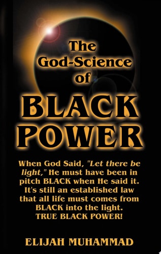 Book cover of 'The God-Science of Black Power' with a black and gold design.