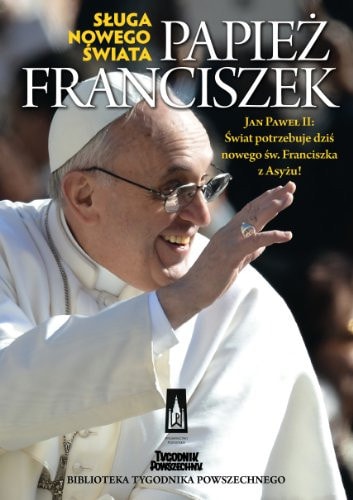 Book cover featuring a portrait of Pope Francis with text in Polish.
