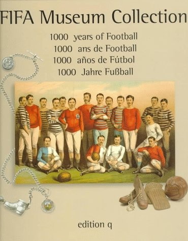Cover of FIFA Museum Collection book featuring vintage football team illustration and sports memorabilia.