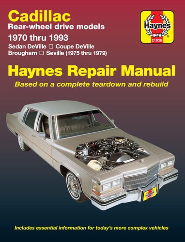 Cadillac RWD (1970-1993) Haynes Repair Manual (USA) (Paperback) by John Haynes