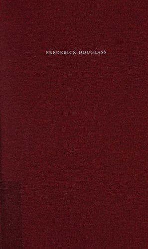 Red book cover with 'Frederick Douglass' text
