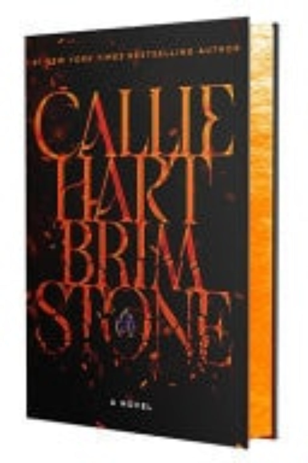 Book titled 'Callei Hart' by Brim Stone with a dark cover and orange spine.