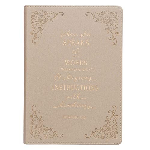 When She Speaks: Journal Classic Ivory | Christian Art Gifts