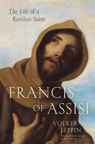 Book cover of 'Francis of Assisi' with a portrait of a religious figure.