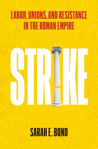 Book cover of 'Strike' by Sarah E. Bond with a yellow background and white text.