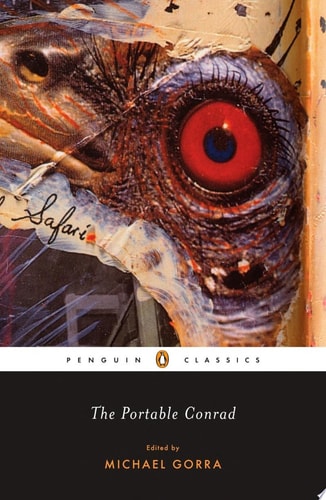 Book cover of 'The Portable Conrad' with a stylized eye design on a black background
