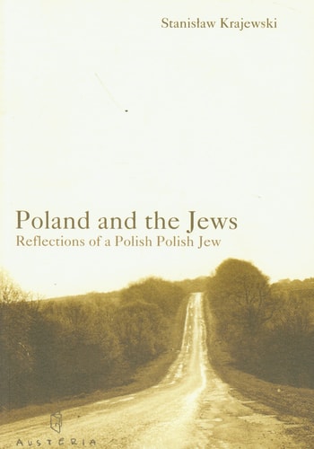 Book cover of 'Poland and the Jews' with a road and trees in the background