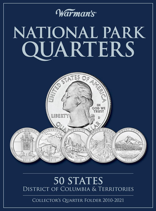 National Park Quarters: 50 States + District of Columbia & Territories: Collector'S Quarters Folder 2010 -2021 (Warman'S Collector Coin Folders)