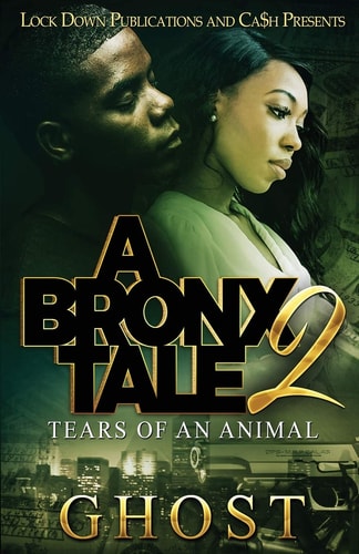 Book cover of 'A Bronx Tale 2: Tears of an Animal' with two people and cityscape background.