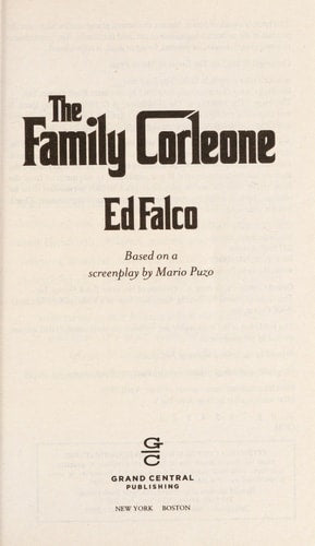 The Family Corleone by Edward Falco