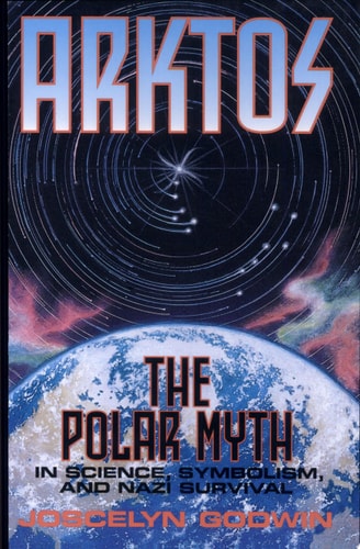 Book cover of 'Arktos: The Polar Myth' with celestial design and earth illustration.