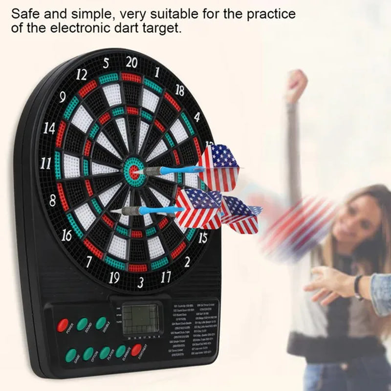 Dart-o-Matic Electronic Dartboard Home Dart Game With LCD Scorekeeping