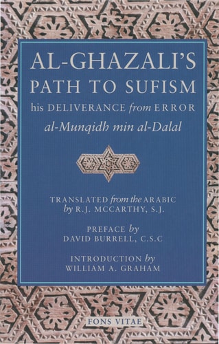 Book cover of 'Al-Ghazali's Path to Sufism' with decorative border