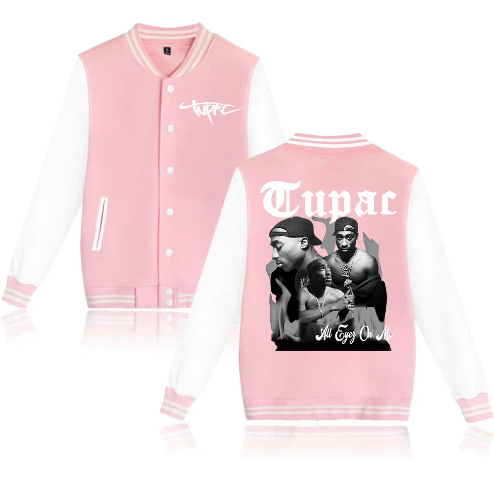 2Pac Amaru Shakur "All Eyez On Me" Bomber Varsity Jacket