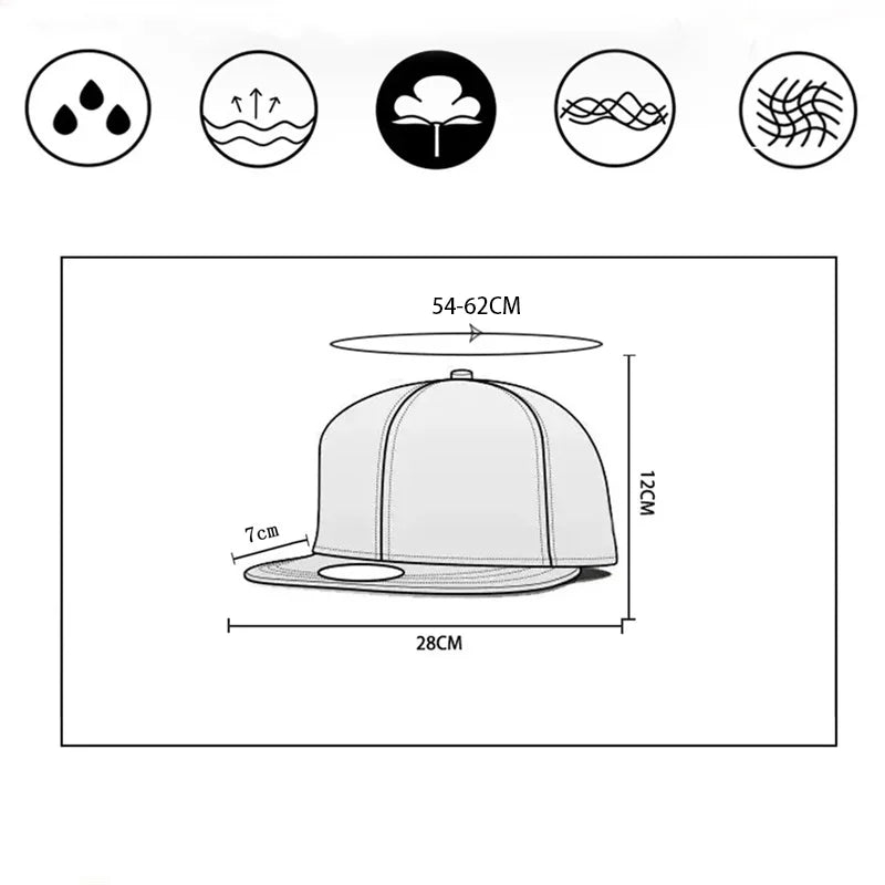 Measurement chart for '2Pac & B.I.G. Immortal Legends Snapback Collection | All Hats OSFA" caps.