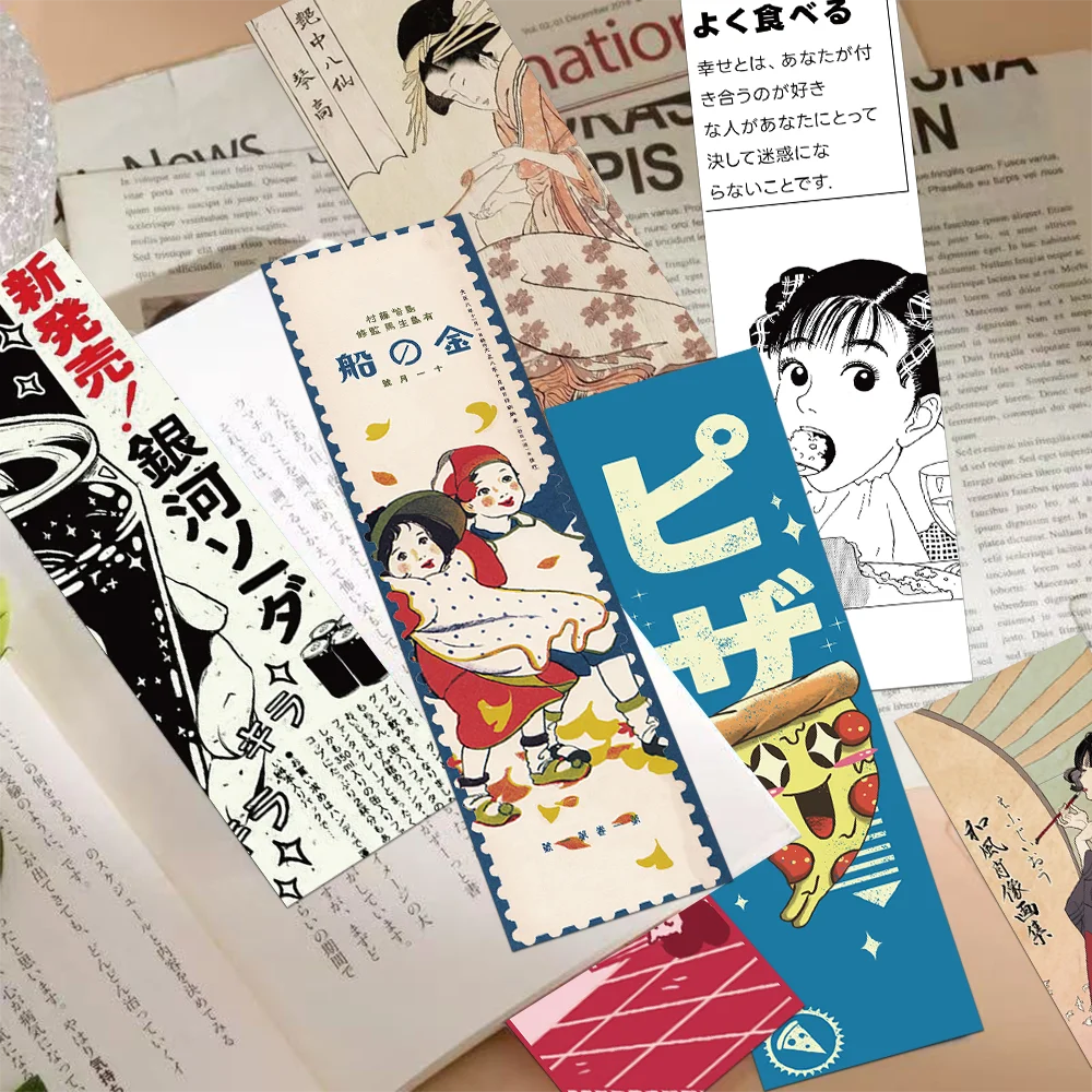 Bookmarks 30-Set Japanese Anime Showa Era