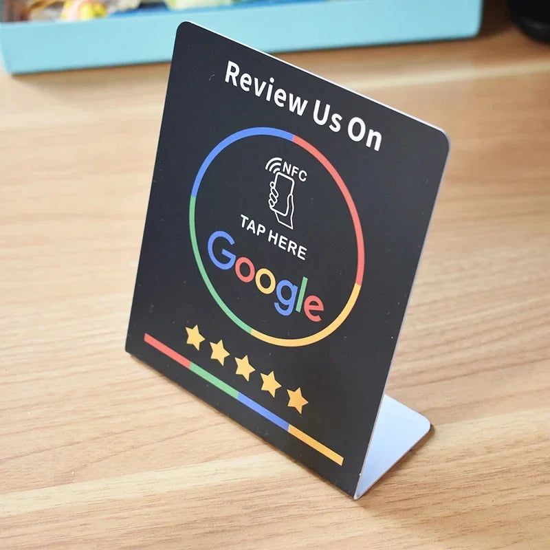 Custom Programmable Google Business Review Display Sign