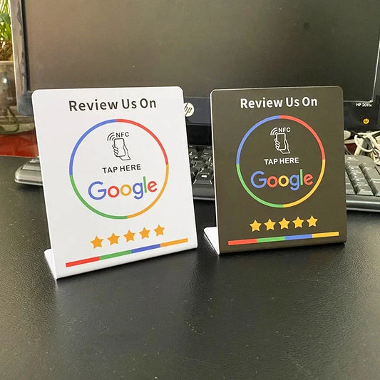 Custom Programmable Google Business Review Display Sign