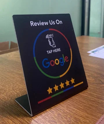 Custom Programmable Google Business Review Display Sign