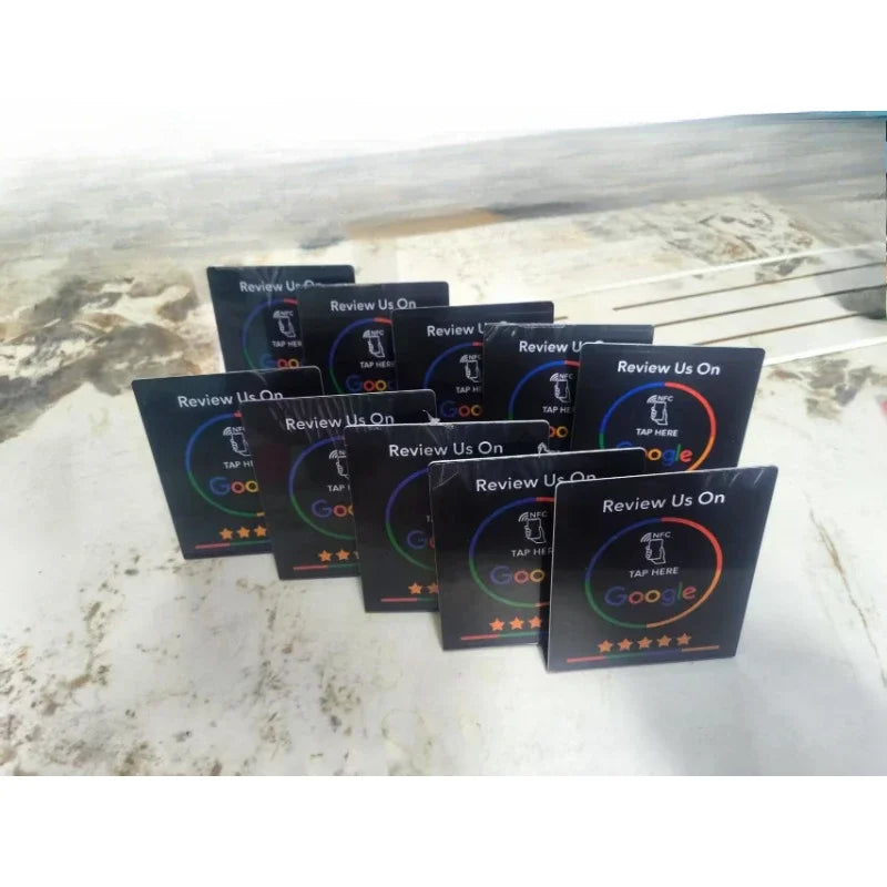 Custom Programmable Google Business Review Display Sign