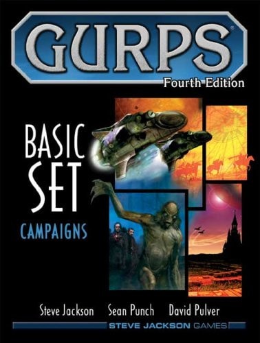 GURPS Fourth Edition Basic Set cover with artwork and text
