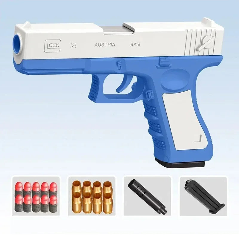 Soft Bullet Toy Gun Shell Ejection Foam Darts Pistol Desert Eagle Airsoft Gun Toy Gun Toy for Boys Outdoor Games Girls Gift