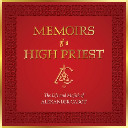 Book cover of 'Memoirs of a High Priest' with gold text on a red background