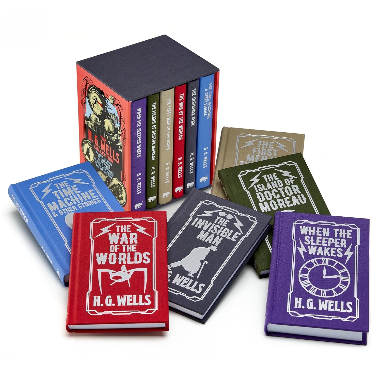 H.G. Wells Collection: Deluxe 6-Book Box Set