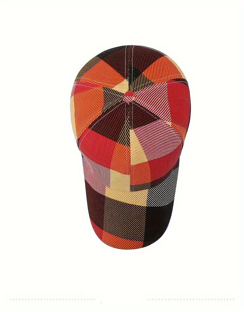 Powerful Patterned Luxury Designer Checkered Clan Cap