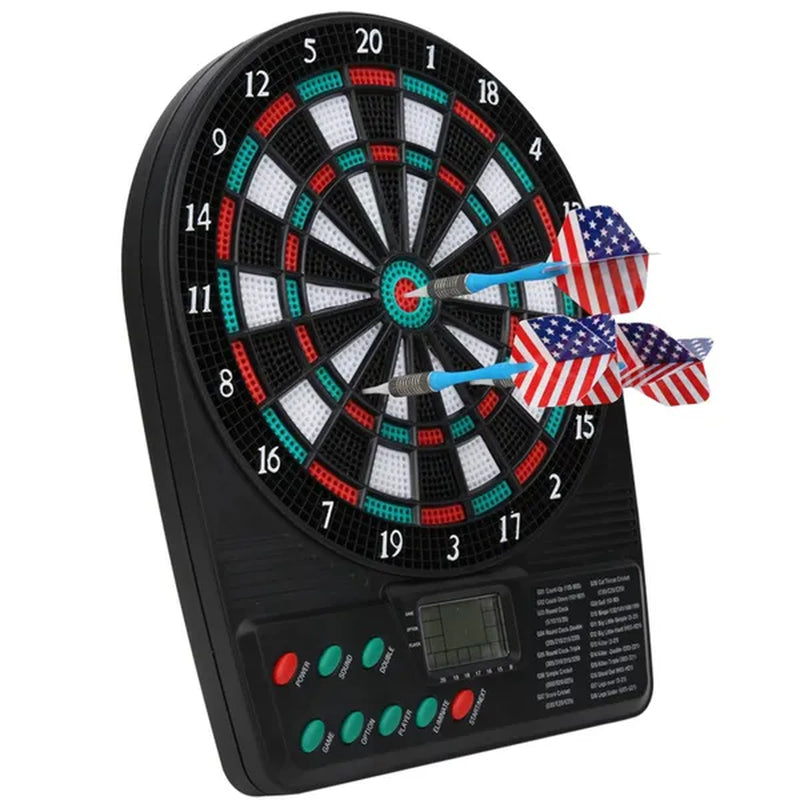 Dart-o-Matic Electronic Dartboard Home Dart Game With LCD Scorekeeping