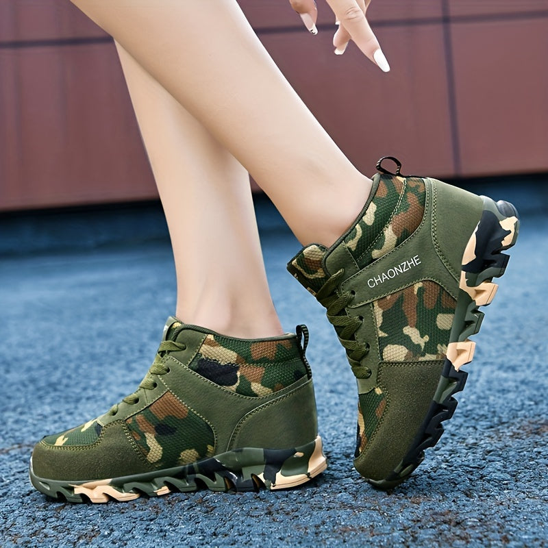 Camo Kicks With Sturdy Soul Shoes Technology by Pretty in Podiatry & Functional Footwear | Also Available in Beautiful Black & Snow White | Fashion, Running & Attention in Abundance